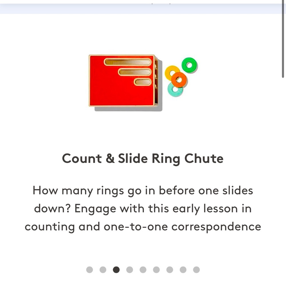 Lovevery Count & Slide Ring Chute